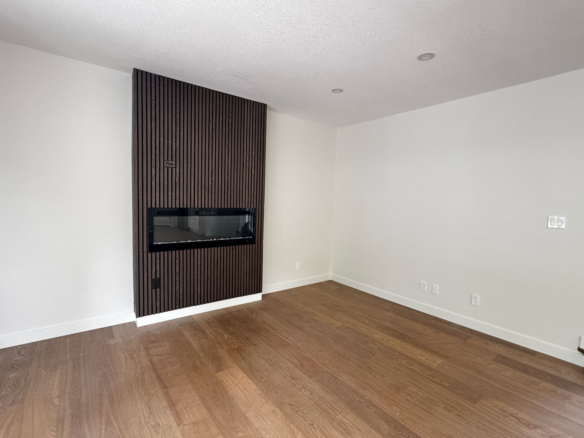 Modern Fireplace Feature