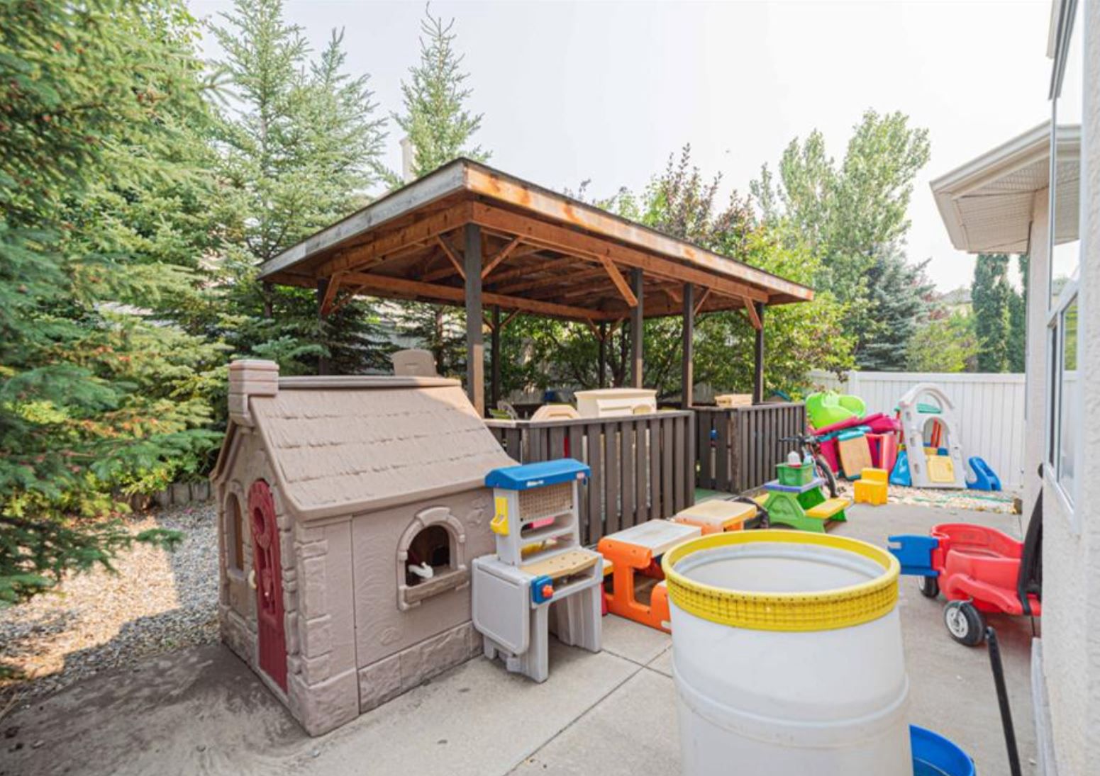 Backyard Gazebo Makeover - Before